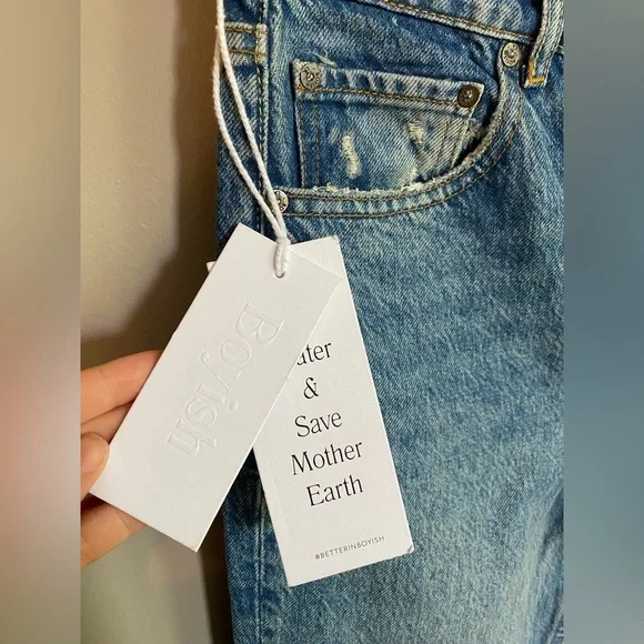 NWT Anthropologie Boyish “BILLY COUNTRY” Jeans Size 24 - Picture 7 of 16